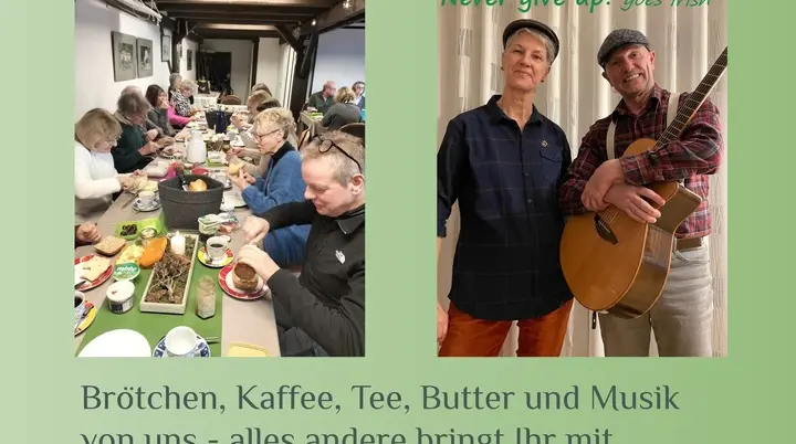 Plakat zum Kulturfrühstück Bünde mit Fotos | © DAV Belefeld