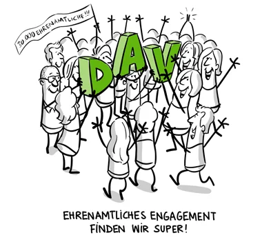 DAV Bielefeld Ehrenamtslogo | © DAV Bielefeld