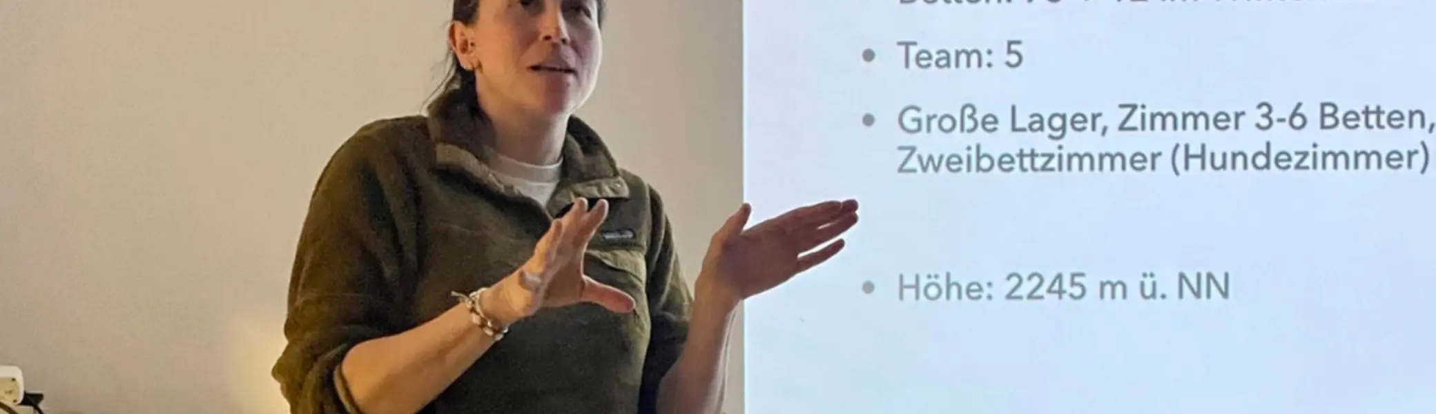 Vortrag von Gesche Roy | © DAV Bielefeld