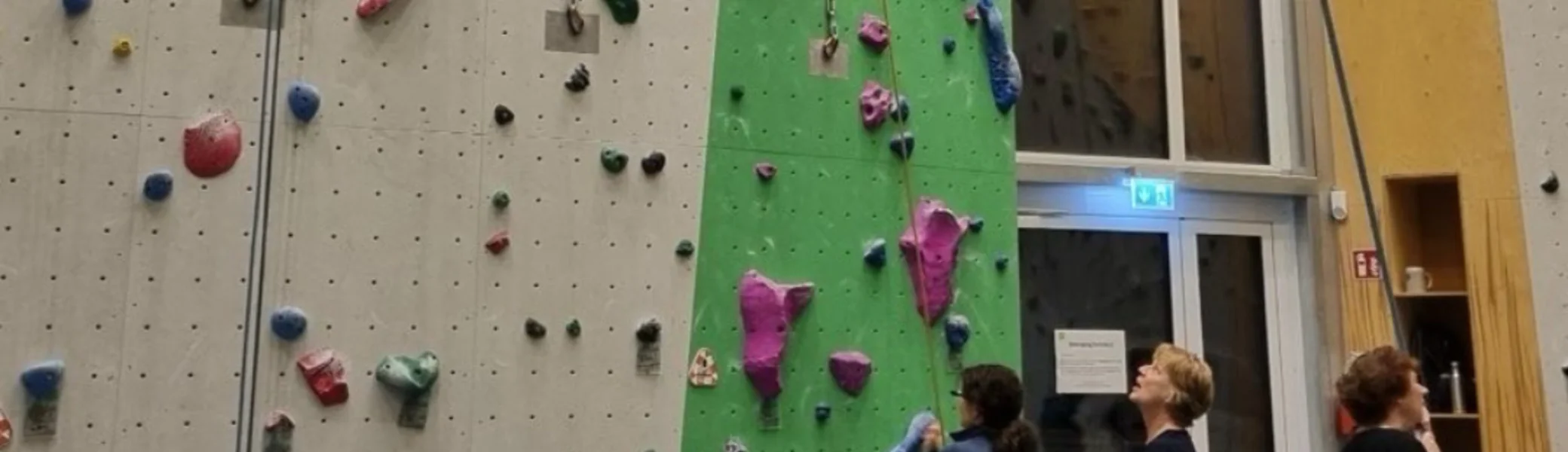 Ladies Gruppe im Alpinzentrum am klettern | © DAV Bielefeld