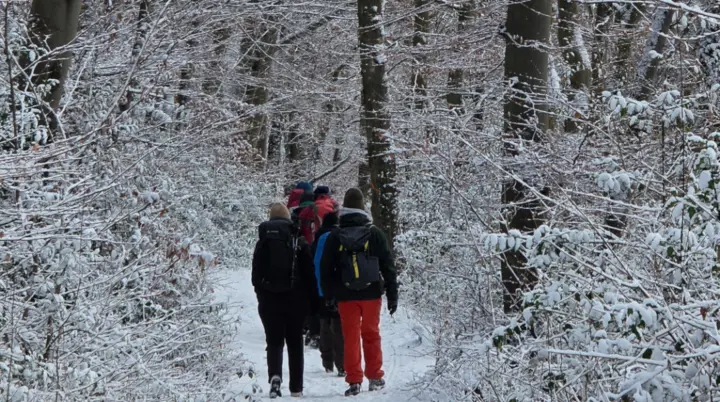 Gruppenfoto im Schnee | © DAV Bielefeld